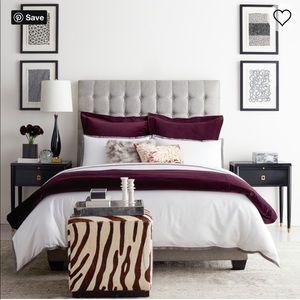 Williams Sonoma Classic Velvet & Linen King Duvet